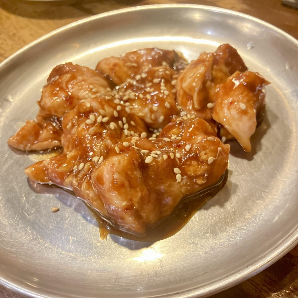 溝ノ口「二の鉄」料理_ぼんじり